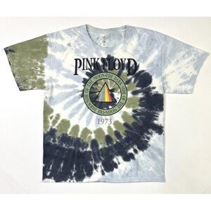 Pink Floyd T-Shirt Women’s XL Tie Dye Darkside Of The Moon Short Sleeve